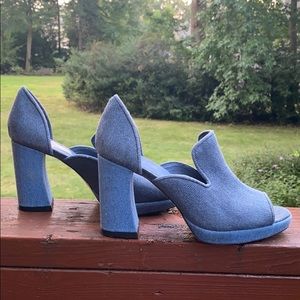Madison Harding denim sandals